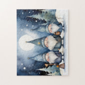 Winter Gnomes Puzzle Legpuzzel (Verticaal)