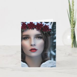 Winter Goddess All Occasions Card Kaart