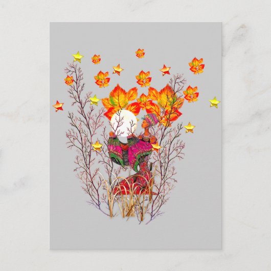 Winter Goddess Briefkaart (Voorkant)