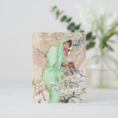 Winter Goddess Briefkaart (Staand voorkant)