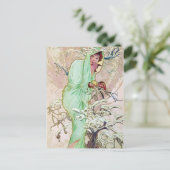 Winter Goddess Briefkaart (Staand voorkant)