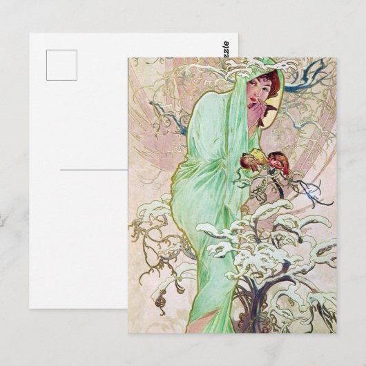 Winter Goddess Briefkaart (Voorkant / Achterkant)