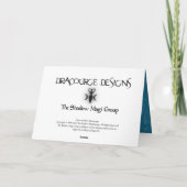 Winter Goddess Feestdagen Kaart (Achterkant)