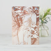 Winter Goddess Kaart (Staand voorkant)