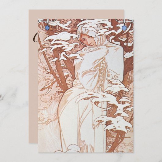 Winter Goddess Kaart (Voorkant / Achterkant)