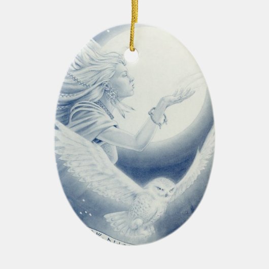 Winter_Goddess Keramisch Ornament (Voorkant)