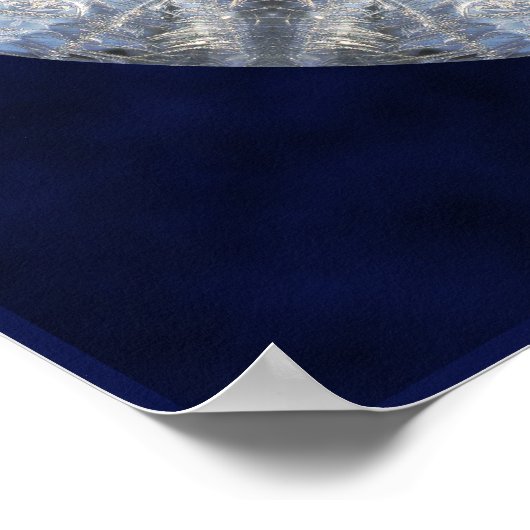 Winter Goddess Mandala Poster (Hoek)