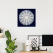 Winter Goddess Mandala Poster (Thuiskantoor)