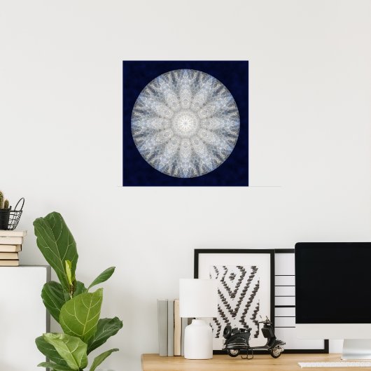 Winter Goddess Mandala Poster (Thuiskantoor)
