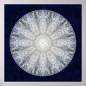 Winter Goddess Mandala Poster (Voorkant)