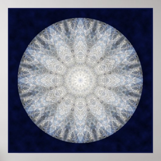 Winter Goddess Mandala Poster (Voorkant)