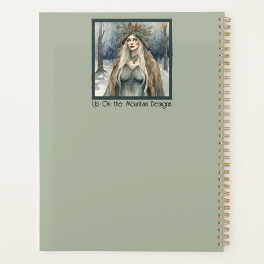 Winter Goddess Planner (Achterkant)