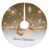 Winter Gold Kerstboom Rok (Voorkant)