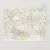 Winter Golden 50th Jubileum Save the Date Photo Aankondigingskaart (Achterkant)