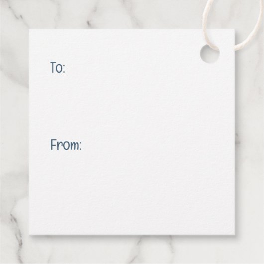 Winter Goldendoodle Dog Cute Snowman Bedankjes Labels (Achterkant)