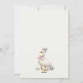 Winter Goose Christmas Funny Merry Goosmas  Feestdagenkaart (Achterkant)