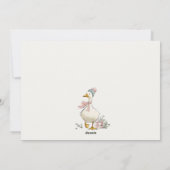 Winter Goose Christmas Funny Merry Goosmas Photo Feestdagenkaart (Achterkant)