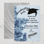 Winter Graduation Kaart (Voorkant / Achterkant)
