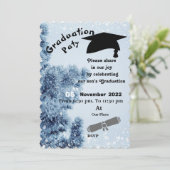 Winter Graduation Kaart (Staand voorkant)