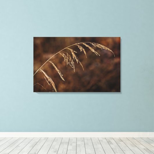 Winter Grass Canvas Afdruk (Insitu (Houten vloer))