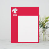 Winter Great Dane (Staand voorkant)