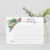 Winter Green Berry delen een geheugen aanwezigheid Aankondiging (Staand voorkant)