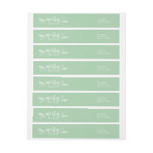 Winter Green Holly en Pine Merry Kerstmis (Vel)