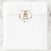 Winter Green Koek Team Jongen Sticker (Tas)