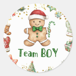 Winter Green Koek Team Jongen Sticker