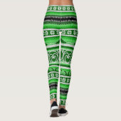 Winter Green Nordic Design Leggings (Achterkant)