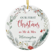 Winter Greenery 1e Kerstmis Together Foto