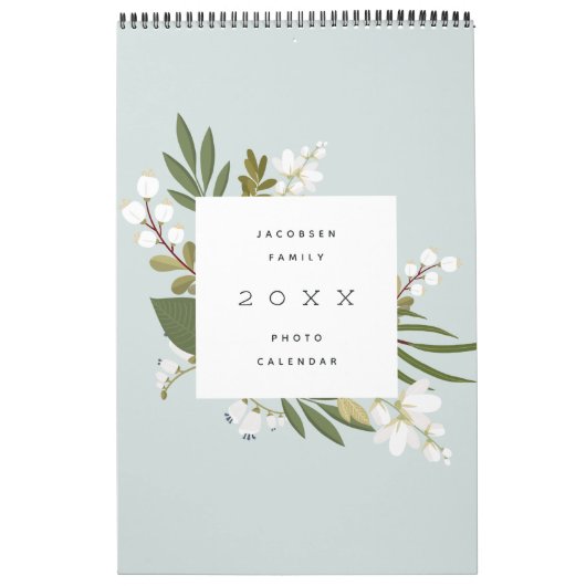Winter Greenery | 24 Foto aangepast onderschrift Kalender (Hoes)