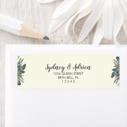 Winter Greenery | Adres voor huwelijksweddenschap Etiket (Insitu)