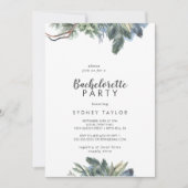 Winter Greenery Bachelorette Kaart (Voorkant)