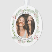 Winter greenery Best Friends Ornament (voorkant)