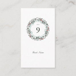 Winter Greenery Botanische dag van de gast Plaatskaartje