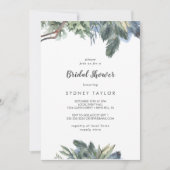 Winter Greenery Bridal Shower Kaart (Voorkant)