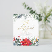 Winter Greenery Budget kerstfeestdag (Staand voorkant)