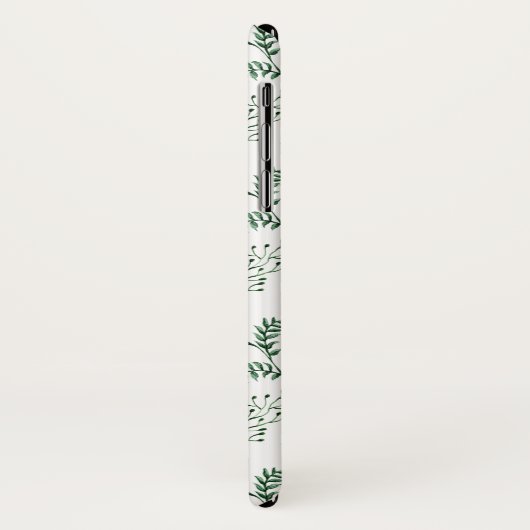 Winter Greenery iPhone case (Achterkant/links)