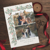 Winter Greenery Ivory 2 Foto Kerstmis