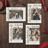 Winter Greenery Ivory 3 Foto Kerstmis