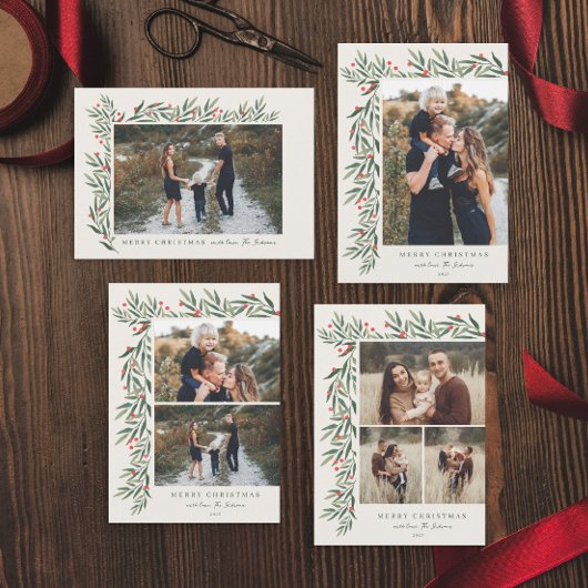 Winter Greenery Ivory 3 Foto Kerstmis