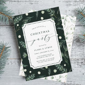 Winter Greenery-kerstfeest Kaart
