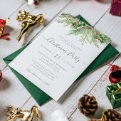 Winter Greenery kerstfeestdag Kaart