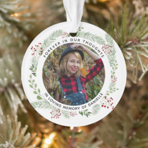 Winter greenery Memorial Fotoversiering Ornament