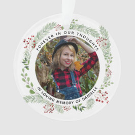 Winter greenery Memorial Fotoversiering Ornament
