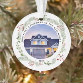 Winter greenery New House Foto Ornament
