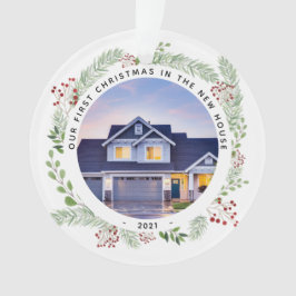 Winter greenery New House Foto Ornament