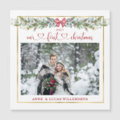 Winter Greenery Our 1st kerstbruiloft Photo (Voorkant)