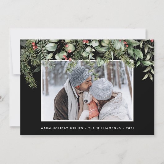 Winter Greenery | Pine en Berries Fotodag (Voorkant)